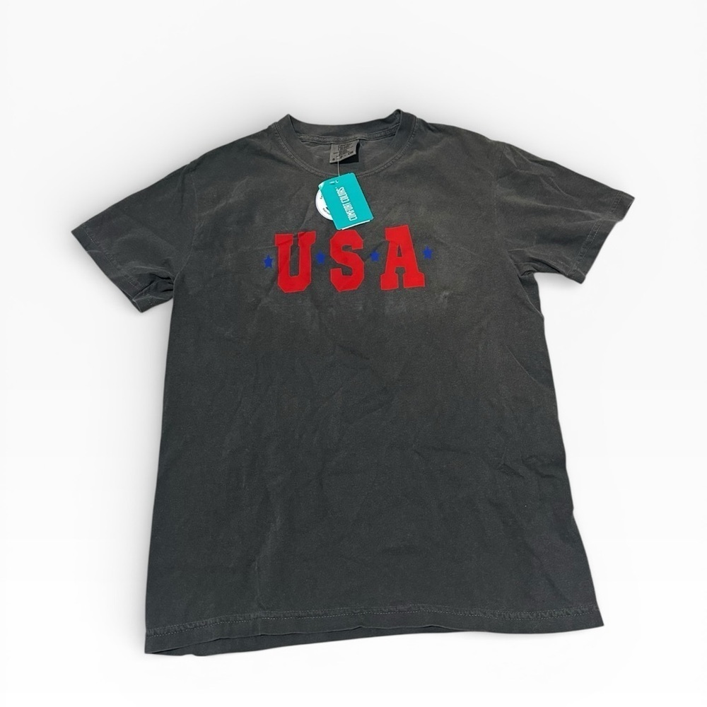 NWT USA Comfort Colors Cotton T-shirt Small unisex